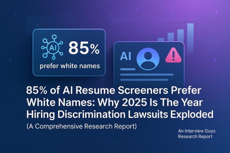 85% of AI Resume Screeners Prefer White Names: Why 2025 Is The Year Hiring Discrimination Lawsuits Exploded (A Comprehensive Research Report)