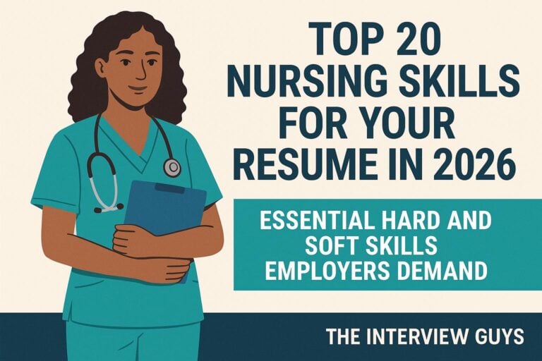 Top 20 Nursing Skills for Your Resume in 2026: Essential Hard and Soft Skills Employers Demand