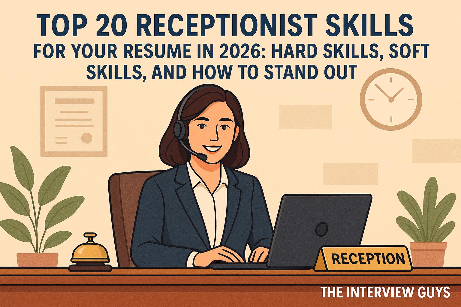 Top 20 Receptionist Skills for Your Resume in 2026: Hard Skills, Soft Skills,  and How to Stand Out - The Interview Guys
