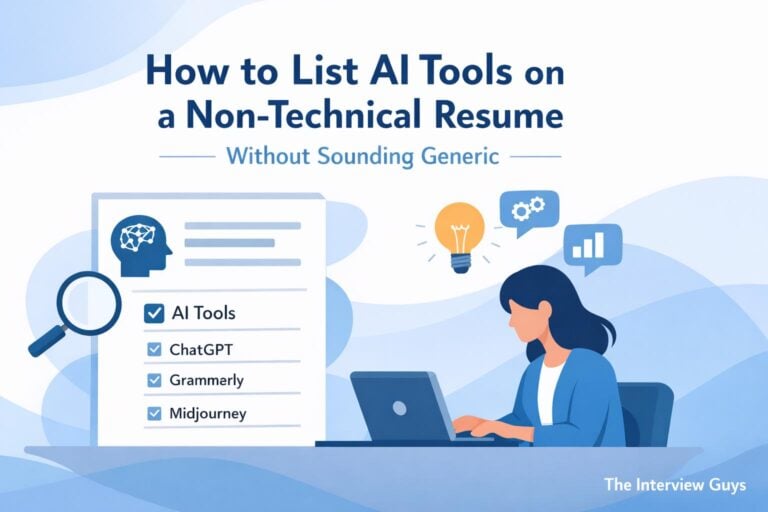 How to List AI Tools on a Non-Technical Resume Without Sounding Generic
