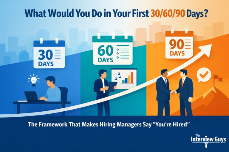 What Would You Do in Your First 30/60/90 Days? The Framework That Makes Hiring Managers Say “You’re Hired”