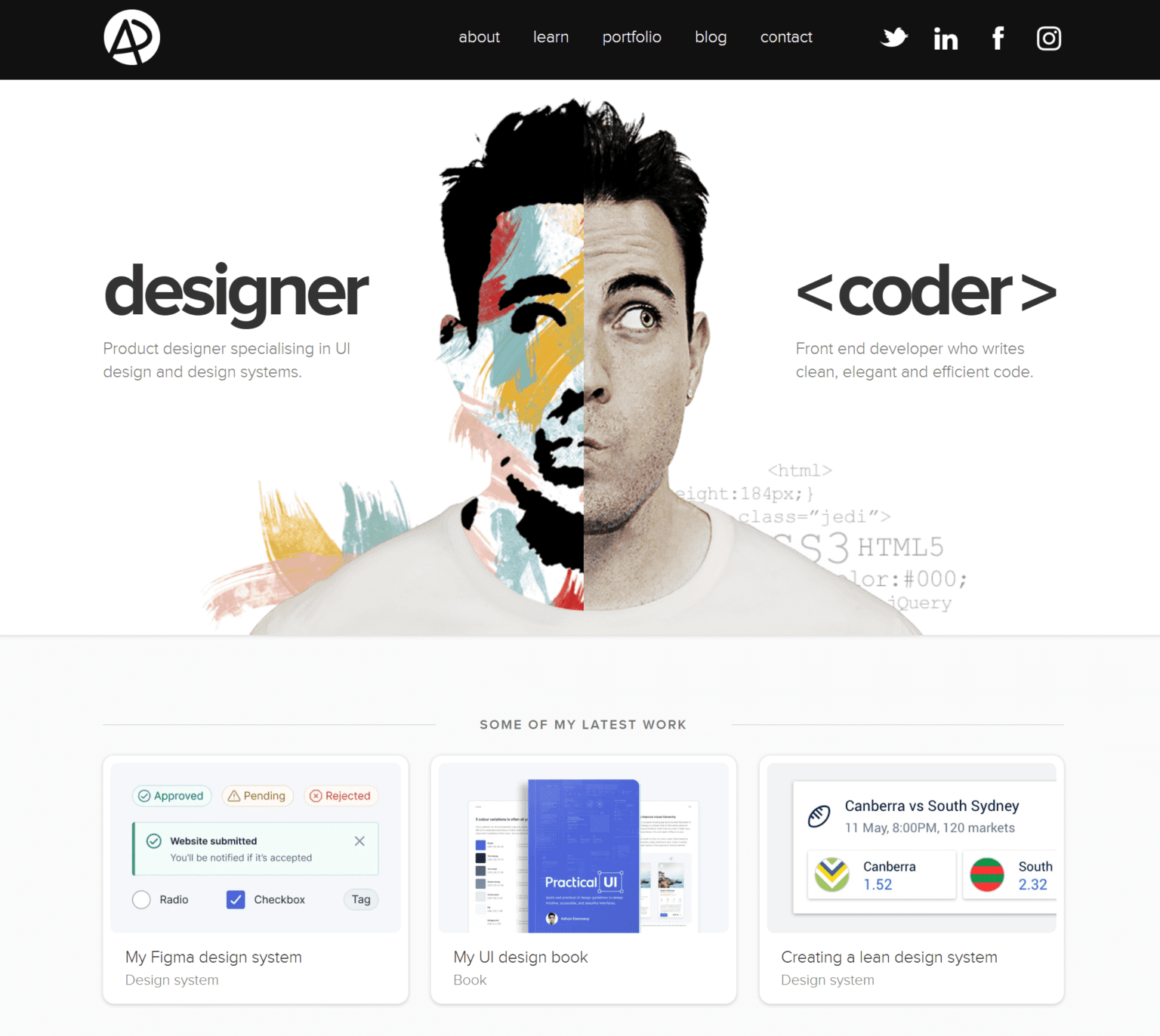 Professional Webfolio Examples 10 Portfolio Website Examples That Got People Hired: How Real ...