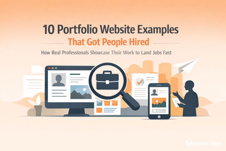 10 Portfolio Website Examples That Got People Hired: How Real Professionals Showcase Their Work to Land Jobs Fast