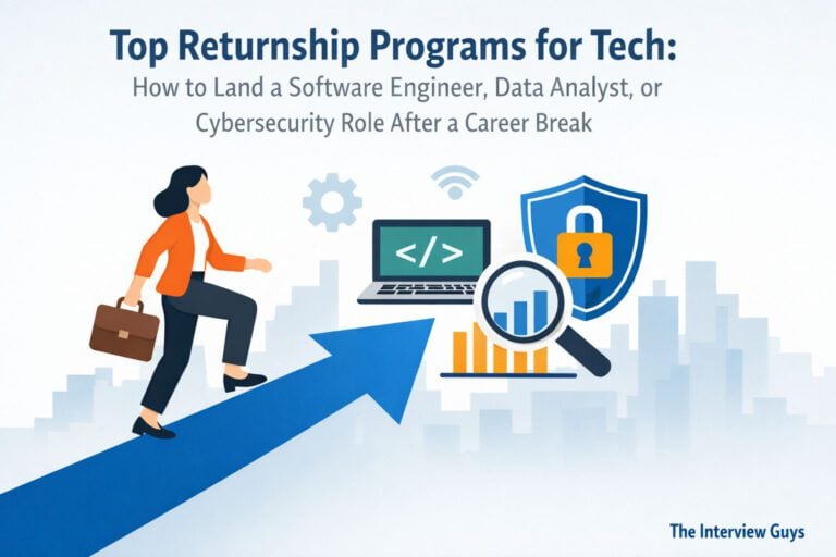 Top Returnship Programs for Tech: How to Land a Software Engineer, Data Analyst, or Cybersecurity Role After a Career Break