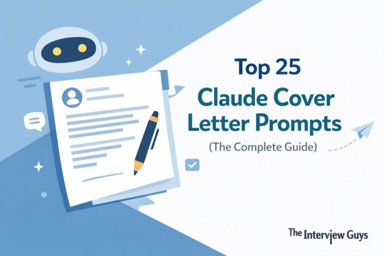 Top 25 Claude Cover Letter Prompts (The Complete Guide)