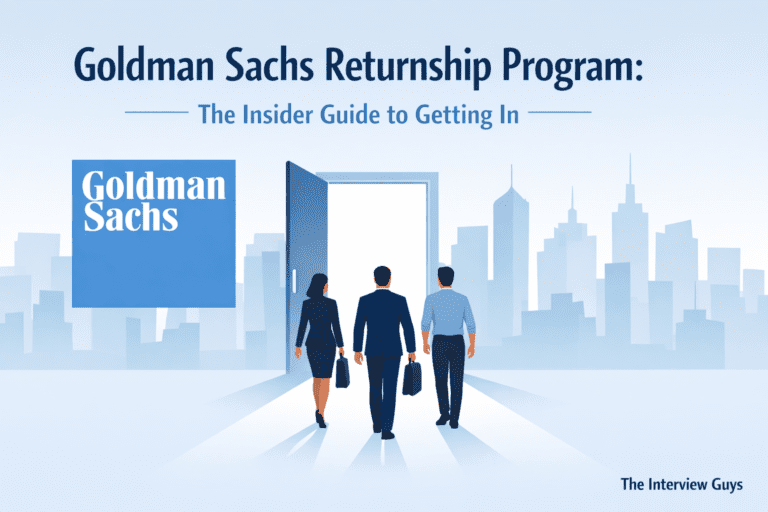 Goldman Sachs Returnship Program: The Insider Guide to Getting In