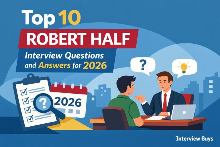 Top 10 Robert Half Interview Questions and Answers for 2026