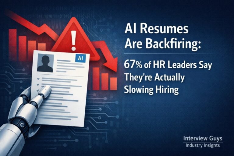 AI Resumes Are Backfiring: 67% of HR Leaders Say They’re Actually Slowing Hiring