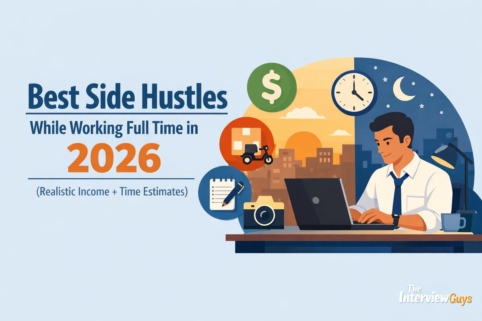 Best Side Hustles While Working Full Time in 2026 (Realistic Income
