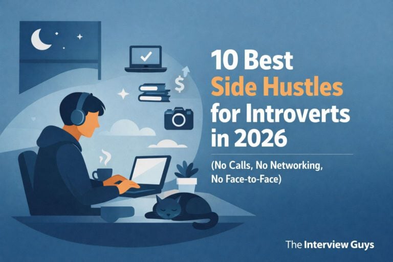 10 Best Side Hustles for Introverts in 2026 (No Calls, No Networking, No Face-to-Face)