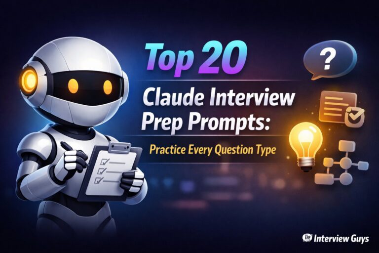 Top 20 Claude Interview Prep Prompts: Practice Every Question Type
