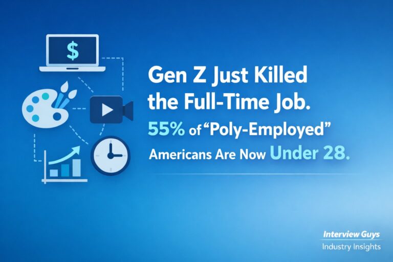 Gen Z Just Killed the Full-Time Job. 55% of “Poly-Employed” Americans Are Now Under 28.