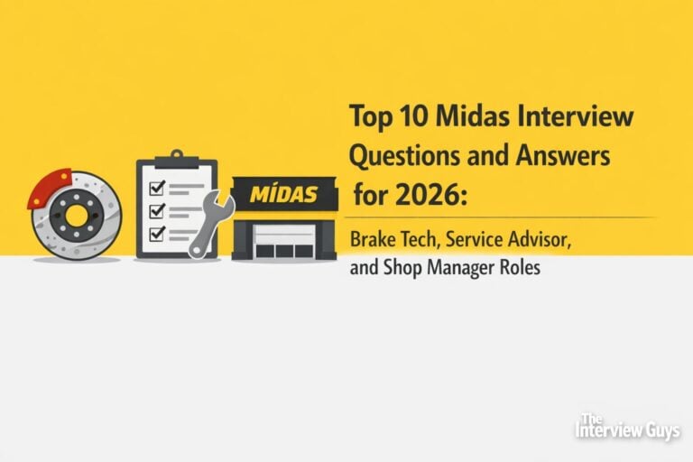 Top 10 Midas Interview Questions and Answers for 2026: Brake Tech, Service Advisor, and Shop Manager Roles