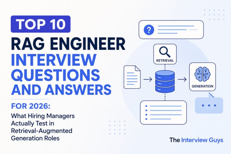 Top 10 RAG Engineer Interview Questions and Answers for 2026: What Hiring Managers Actually Test in Retrieval-Augmented Generation Roles