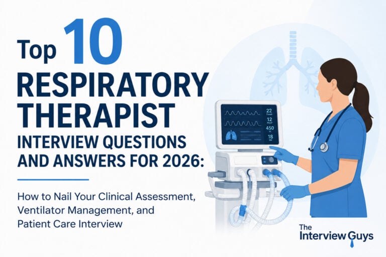 Top 10 Respiratory Therapist Interview Questions and Answers for 2026: How to Nail Your Clinical Assessment, Ventilator Management, and Patient Care Interview