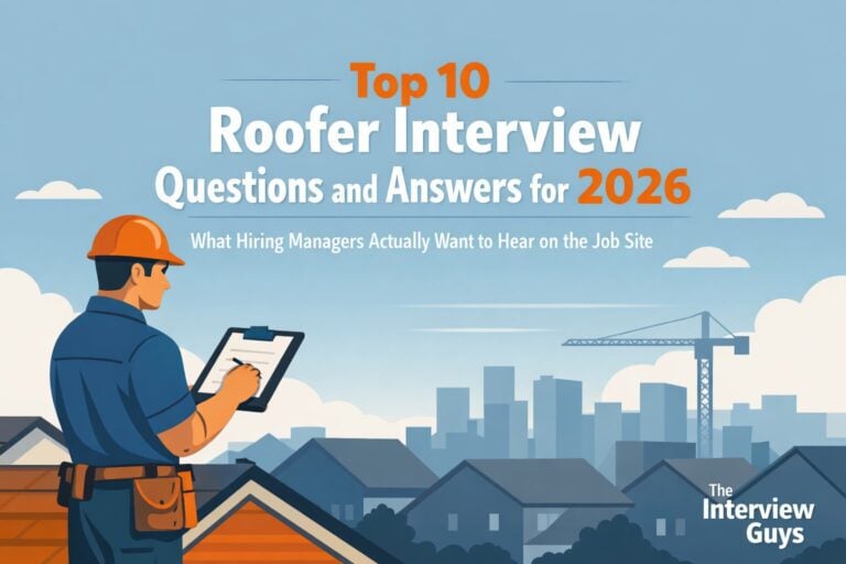 Top 10 Roofer Interview Questions and Answers for 2026: What Hiring Managers Actually Want to Hear on the Job Site