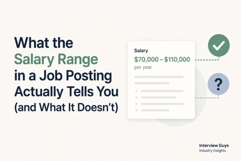 What the Salary Range in a Job Posting Actually Tells You (and What It Doesn’t)