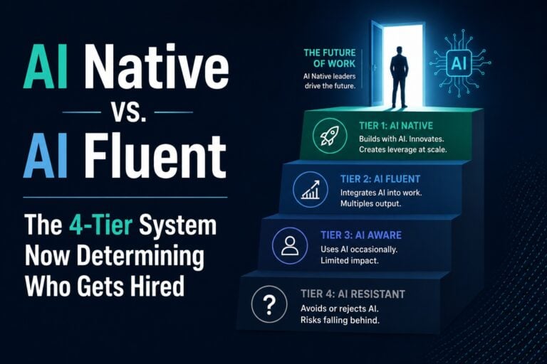 AI Native vs AI Fluent: The 4-Tier System Now Determining Who Gets Hired