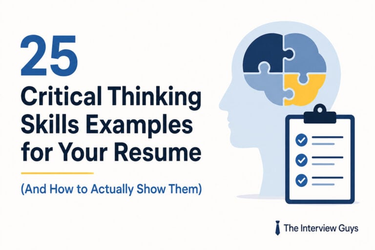 25 Critical Thinking Skills Examples for Your Resume (And How to Actually Show Them)