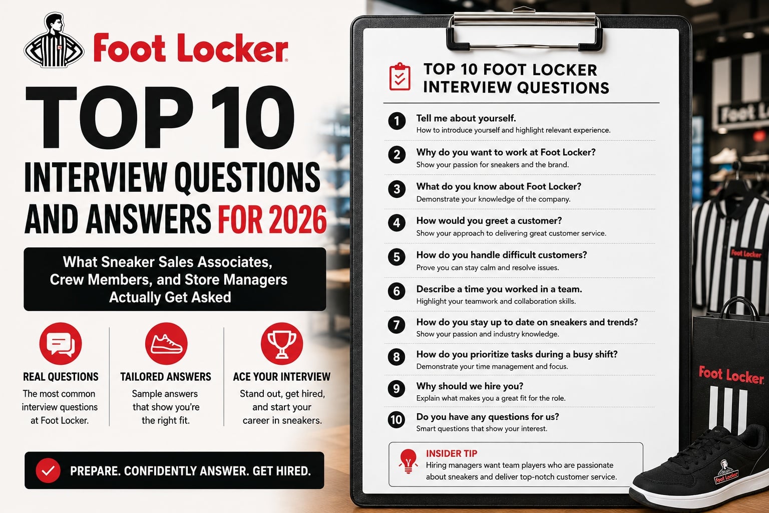Top 10 Foot Locker Interview Questions and Answers for 2026: What ...