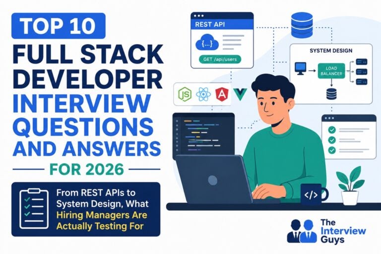 Top 10 Full Stack Developer Interview Questions and Answers for 2026: From REST APIs to System Design, What Hiring Managers Are Actually Testing For