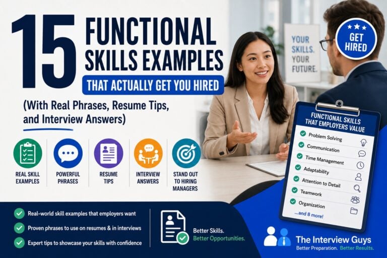 15 Functional Skills Examples That Actually Get You Hired (With Real Phrases, Resume Tips, and Interview Answers)