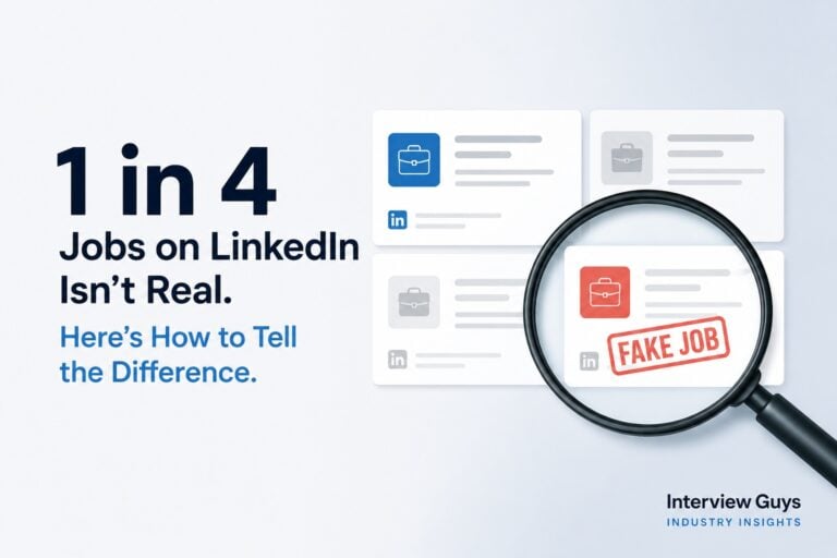1 in 4 Jobs on LinkedIn Isn’t Real. Here’s How to Tell the Difference.