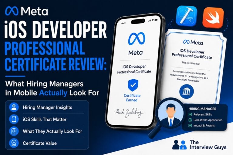 Meta iOS Developer Professional Certificate Review: What Hiring Managers in Mobile Actually Look For