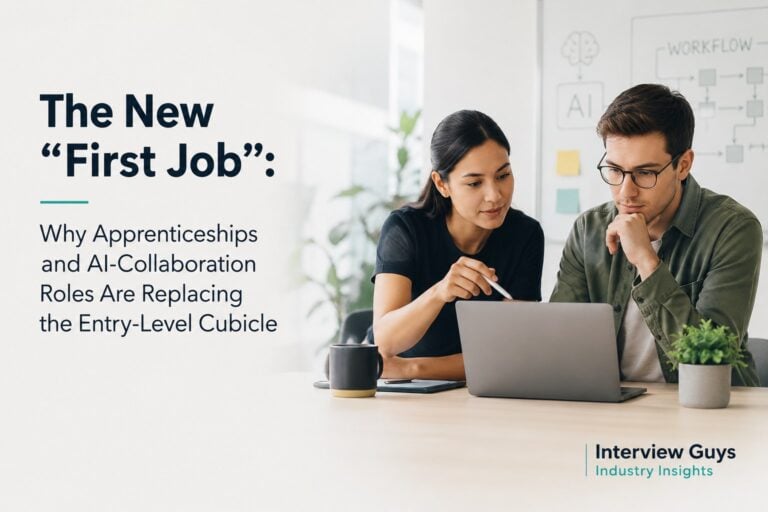 The New “First Job”: Why Apprenticeships and AI-Collaboration Roles Are Replacing the Entry-Level Cubicle