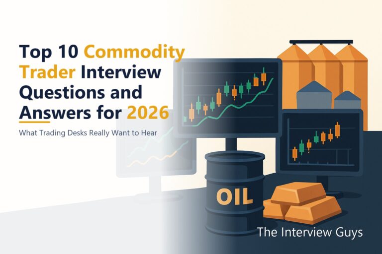 Top 10 Commodity Trader Interview Questions and Answers for 2026: Energy, Metals, and Agricultural Trading Roles From Trainee to Desk Head