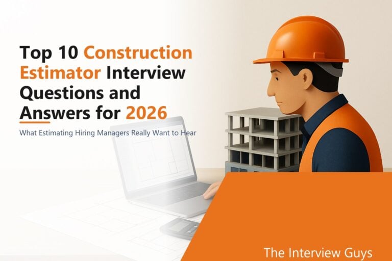 Top 10 Construction Estimator Interview Questions and Answers for 2026: Junior, Senior, Chief, and Specialty Trade Estimator Roles