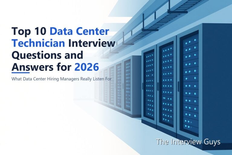 Top 10 Data Center Technician Interview Questions and Answers for 2026: Entry-Level, Senior, Critical Facilities, and Colocation Roles