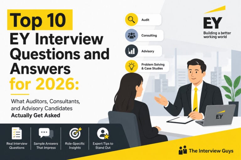 Top 10 EY Interview Questions and Answers for 2026: What Auditors, Consultants, and Advisory Candidates Actually Get Asked