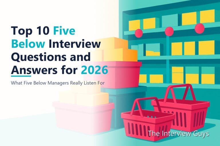 Top 10 Five Below Interview Questions and Answers for 2026: Sales Associate, Cashier, Team Lead, and Store Manager Roles