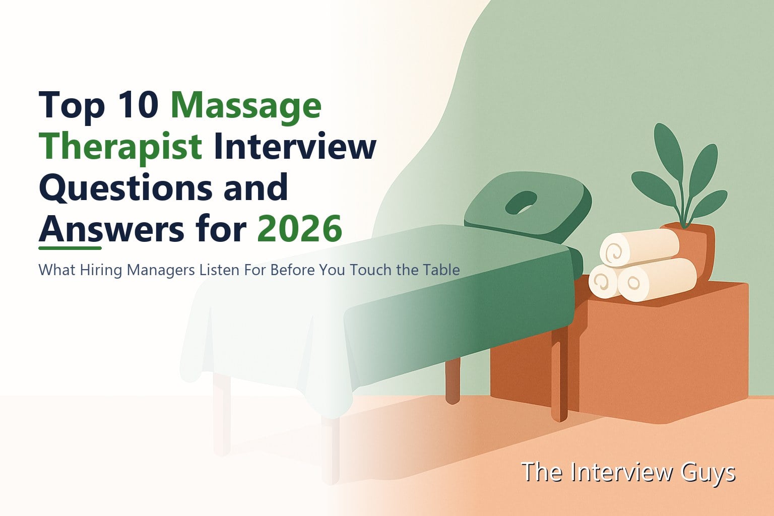 Top 10 Massage Therapist Interview Questions and Answers for 2026: Spa ...