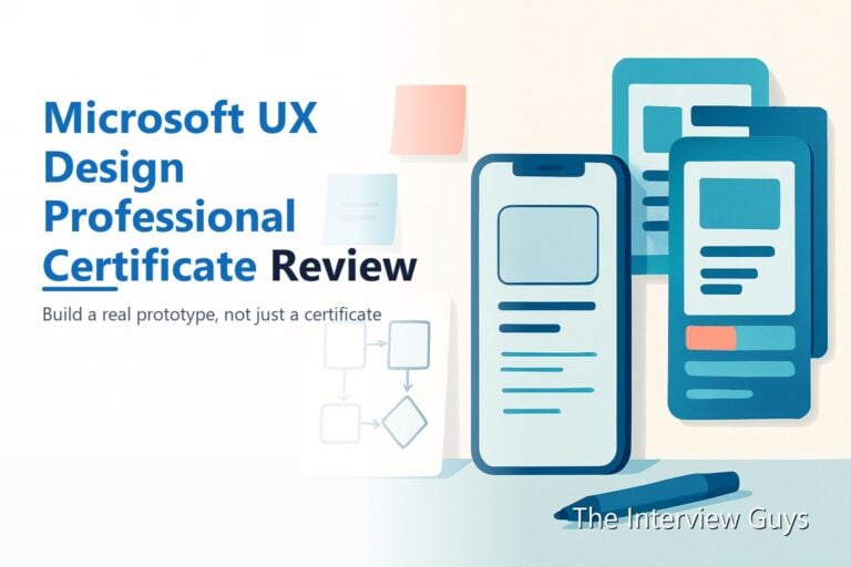 Microsoft UX Design Professional Certificate Review: The Shorter Path Into Design (And Where It Falls Short)