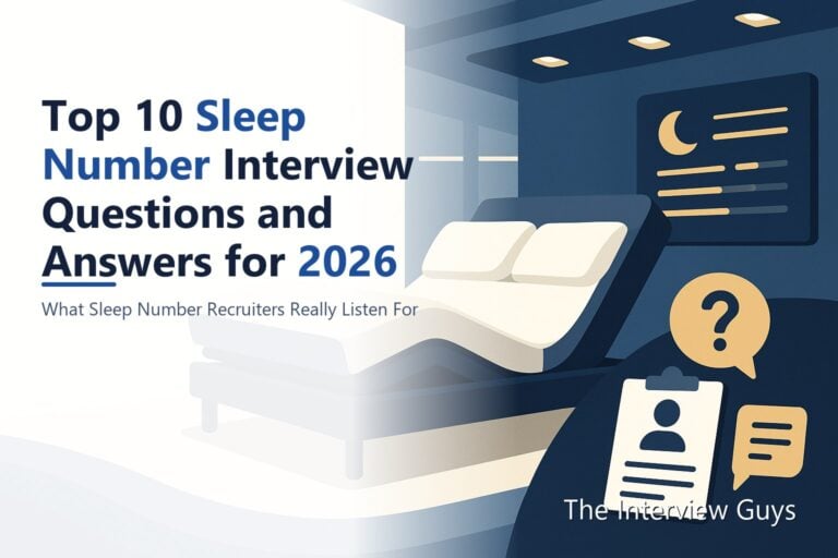 Top 10 Sleep Number Interview Questions and Answers for 2026: Sales Representative, Call Center CSR, and Delivery Driver Roles