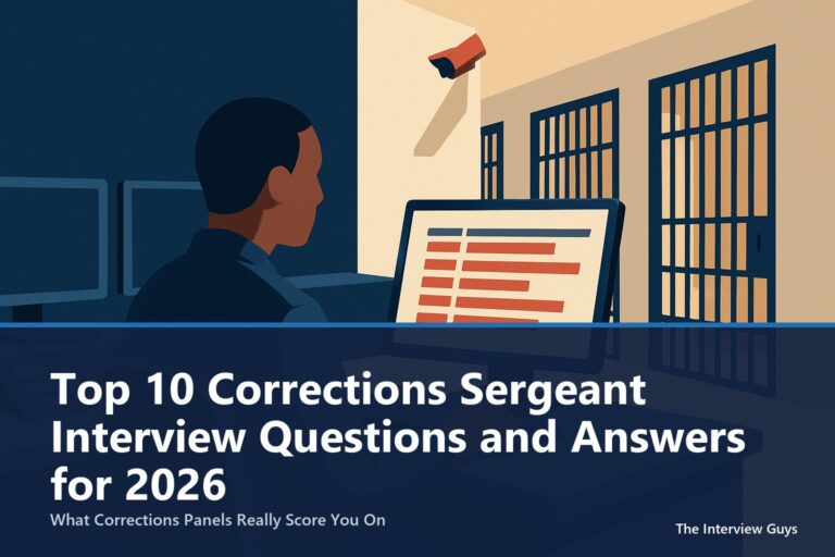 Top 10 Corrections Sergeant Interview Questions and Answers for 2026: Jail, State Prison, Federal BOP, Juvenile, and Private Facility Supervisor Roles