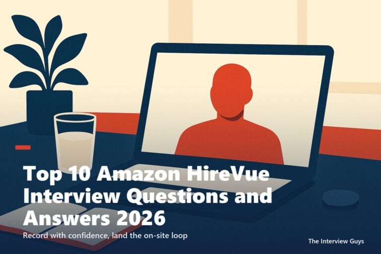 Top 10 Amazon HireVue Interview Questions and Answers 2026: Beat the One-Way Video and the OA Behind It