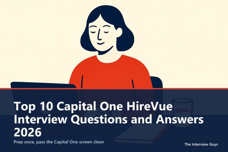 Top 10 Capital One HireVue Interview Questions and Answers 2026: Beat the VJT and Video Screen Before a Human Sees You