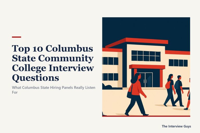 Top 10 Columbus State Community College Interview Questions and Answers for 2026: Advisors, Adjunct Faculty, Program Coordinators, and Administrative Staff