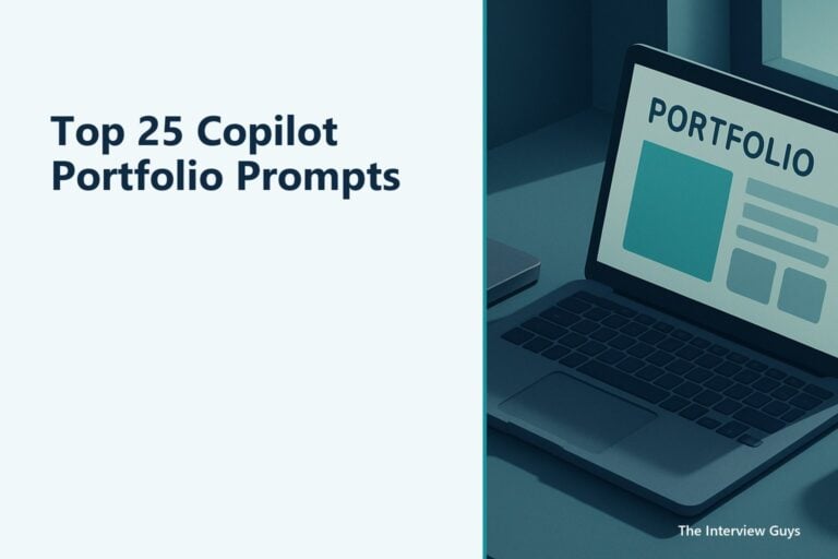 Top 25 Copilot Portfolio Prompts That Get You Hired: For Writers, Career Changers, and Makers