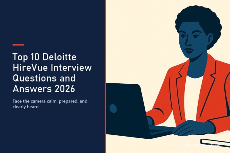 Top 10 Deloitte HireVue Interview Questions and Answers 2026: Beat the One-Way Video and Land the Interview