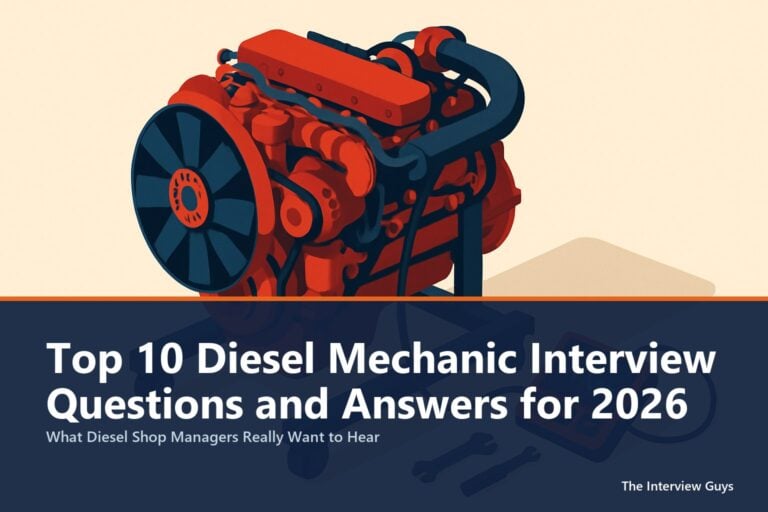 Top 10 Diesel Mechanic Interview Questions and Answers for 2026: Fleet, Heavy Equipment, Dealership and Engine Rebuild Roles