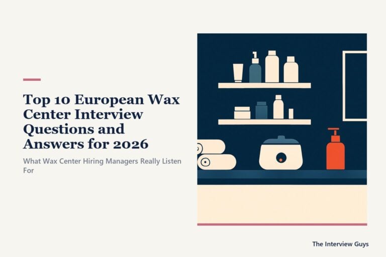 Top 10 European Wax Center Interview Questions and Answers for 2026: Wax Specialist, Guest Service Associate, Esthetician, Receptionist, and Center Manager Roles