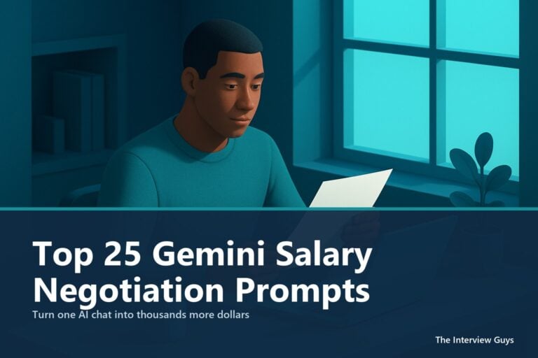 Top 25 Gemini Salary Negotiation Prompts That Get You Hired: For Research, Drafting, and Closing the Deal