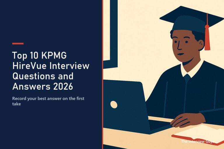 Top 10 KPMG HireVue Interview Questions and Answers 2026: Beat the One-Way Video Screen With Confidence