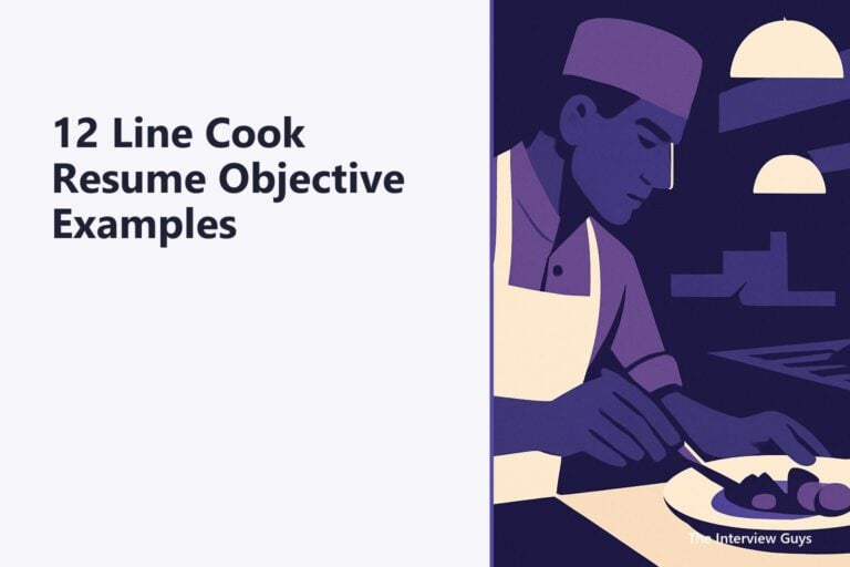 12 Line Cook Resume Objective Examples That Actually Land Interviews