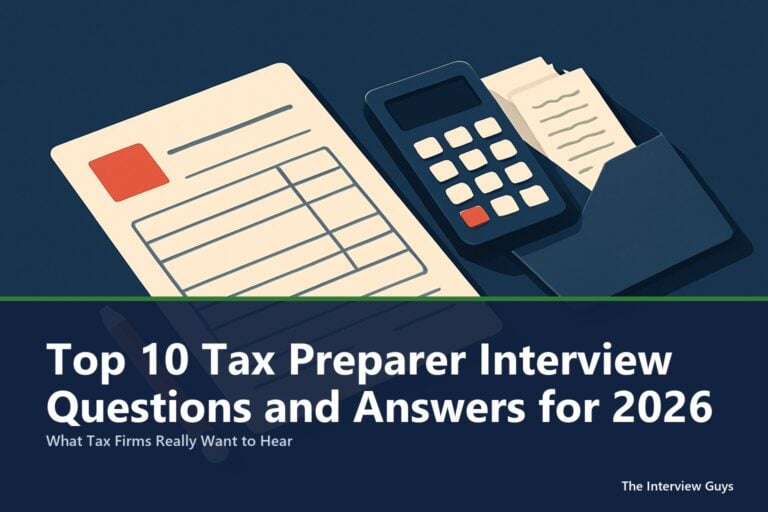 Top 10 Tax Preparer Interview Questions and Answers for 2026: Seasonal Preparers, 1040 Specialists, Enrolled Agents, and Senior Tax Associates