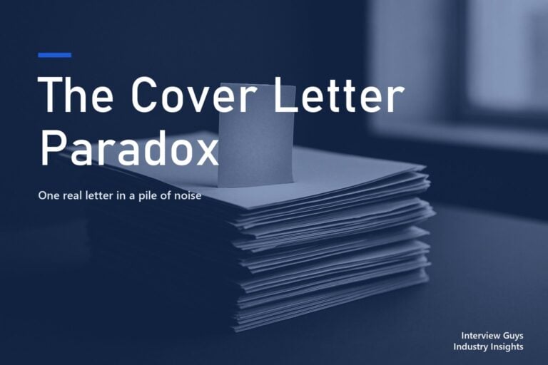 The Cover Letter Paradox: It’s Objectively Not Worth Your Hour, Which Is Exactly Why It’s Worth Your Hour